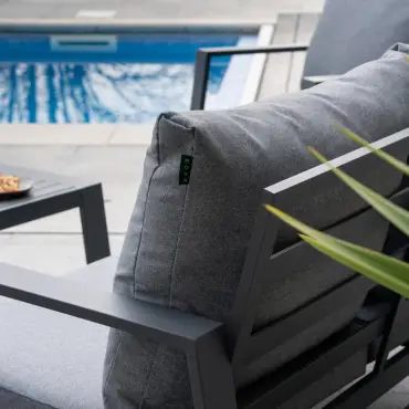 Franklin Aluminium 2 Seater Sofa Lounging Set