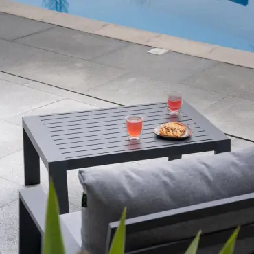 Franklin Aluminium 2 Seater Sofa Lounging Set