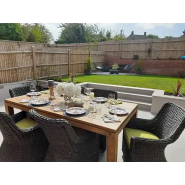 York 6 Chair Rectangular Dining Set