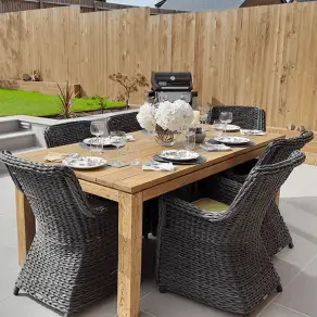 York 6 Chair Rectangular Dining Set