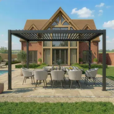 Como Pergola 3m x 4m Frame LED