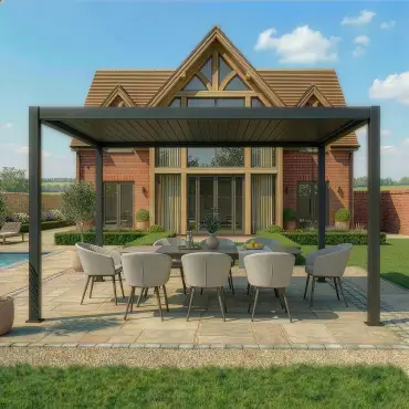 Como Pergola 3m x 4m Frame LED