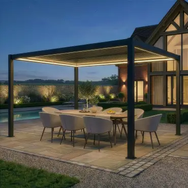 Como Pergola 3m x 4m Frame LED