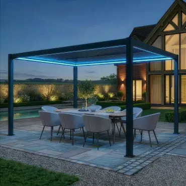 Como Pergola 3m x 4m Frame LED