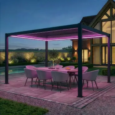 Como Pergola 3m x 4m Frame LED