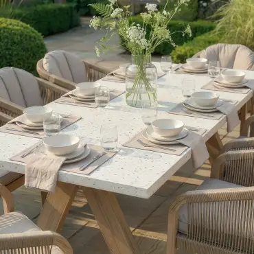 Antigua 8 Seat Rectangular Garden Dining Table