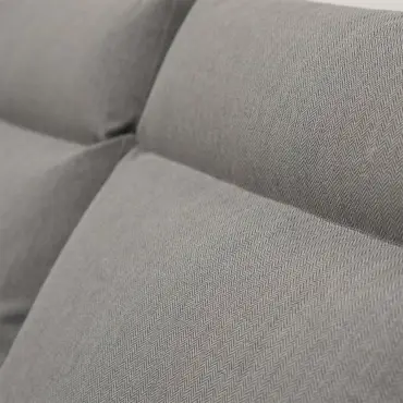 Isaac Aluminium Wood Large Corner Sofa Lounging Set