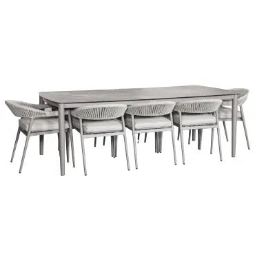 Pro 300 Outdoor Furniture Cover for 8 Seat Rectangular Dining Set