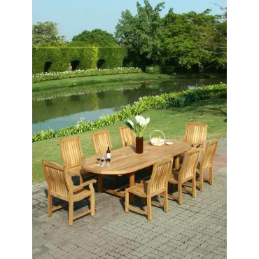 Malvern teak dining set 1