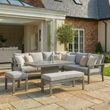 Montreal Large Garden Corner Dining Set