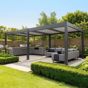 Como Pergola 7.8m x 4m Frame LED