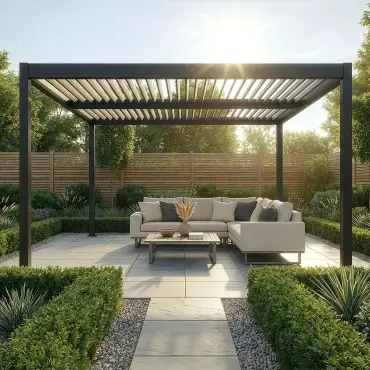 Como Pergola 4m x 4m Frame LED