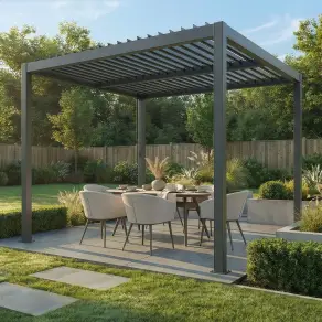 Como Pergola 3m x 3m Frame LED