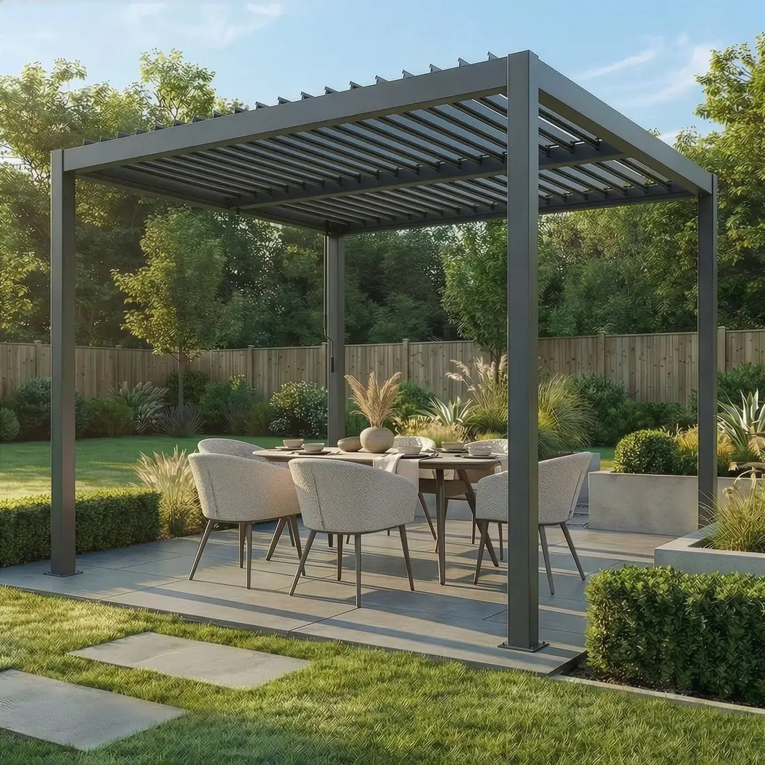 Como Pergola 3m x 3m LED Frame Como Pergola 3m x 3m LED Frame