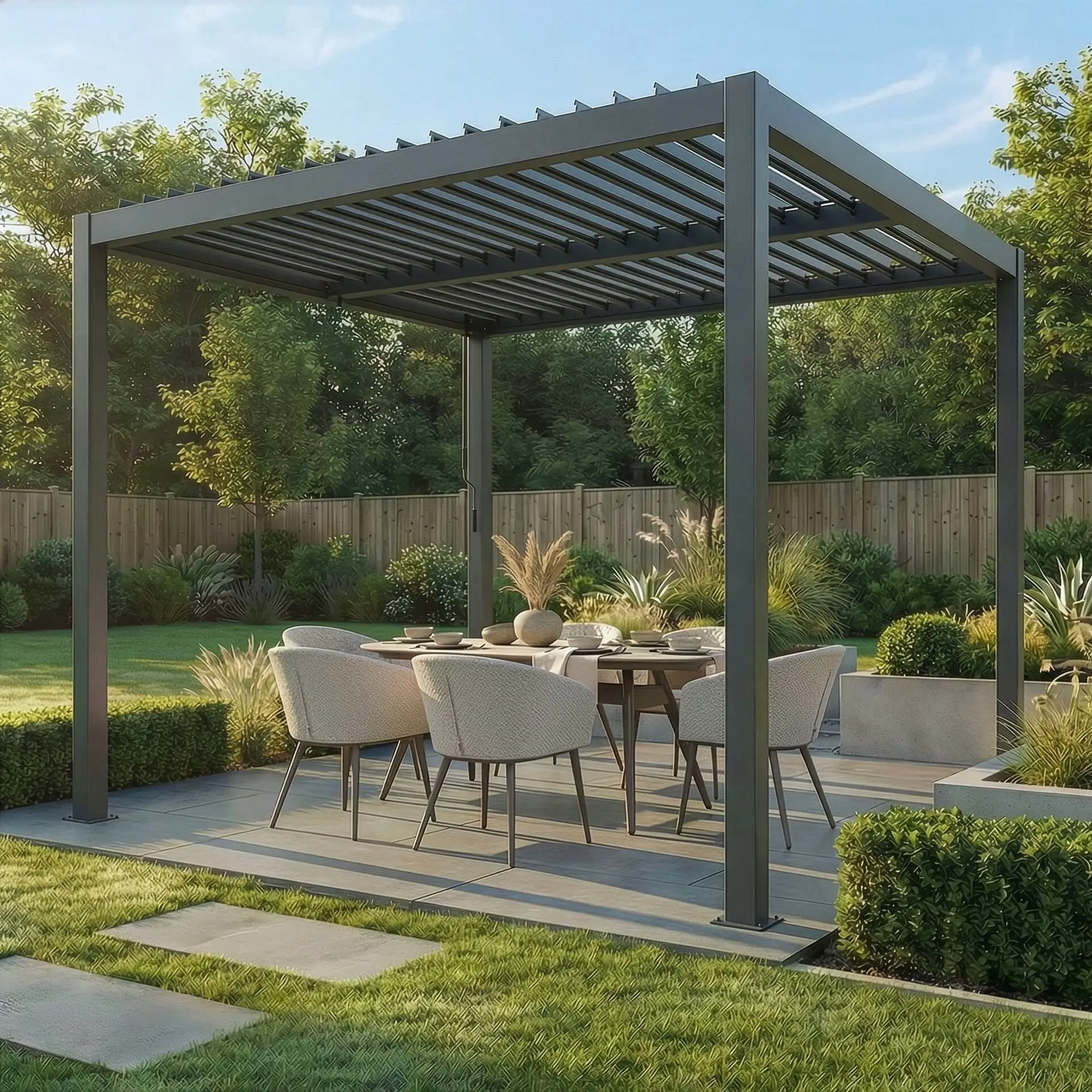 Como Pergola 3m x 3m LED Frame