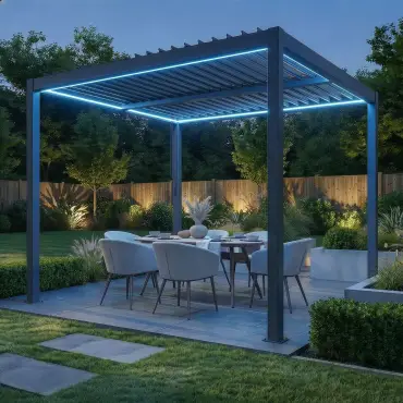 Como Pergola 3m x 3m Frame LED