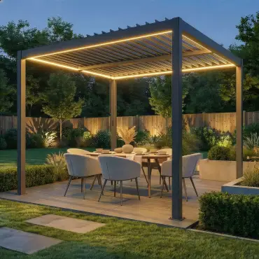 Como Pergola 3m x 3m LED Frame