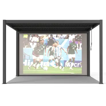 Como Pergola Pull Down Projector Screen - 4m
