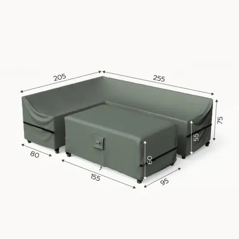 Protex Furniture Cover Pack for Left Hand Corner Sofa Lounge Dining Set