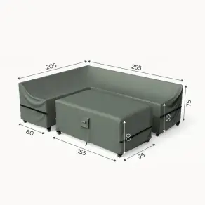 Protex Furniture Cover Pack for Left Hand Corner Sofa Lounge Dining Set