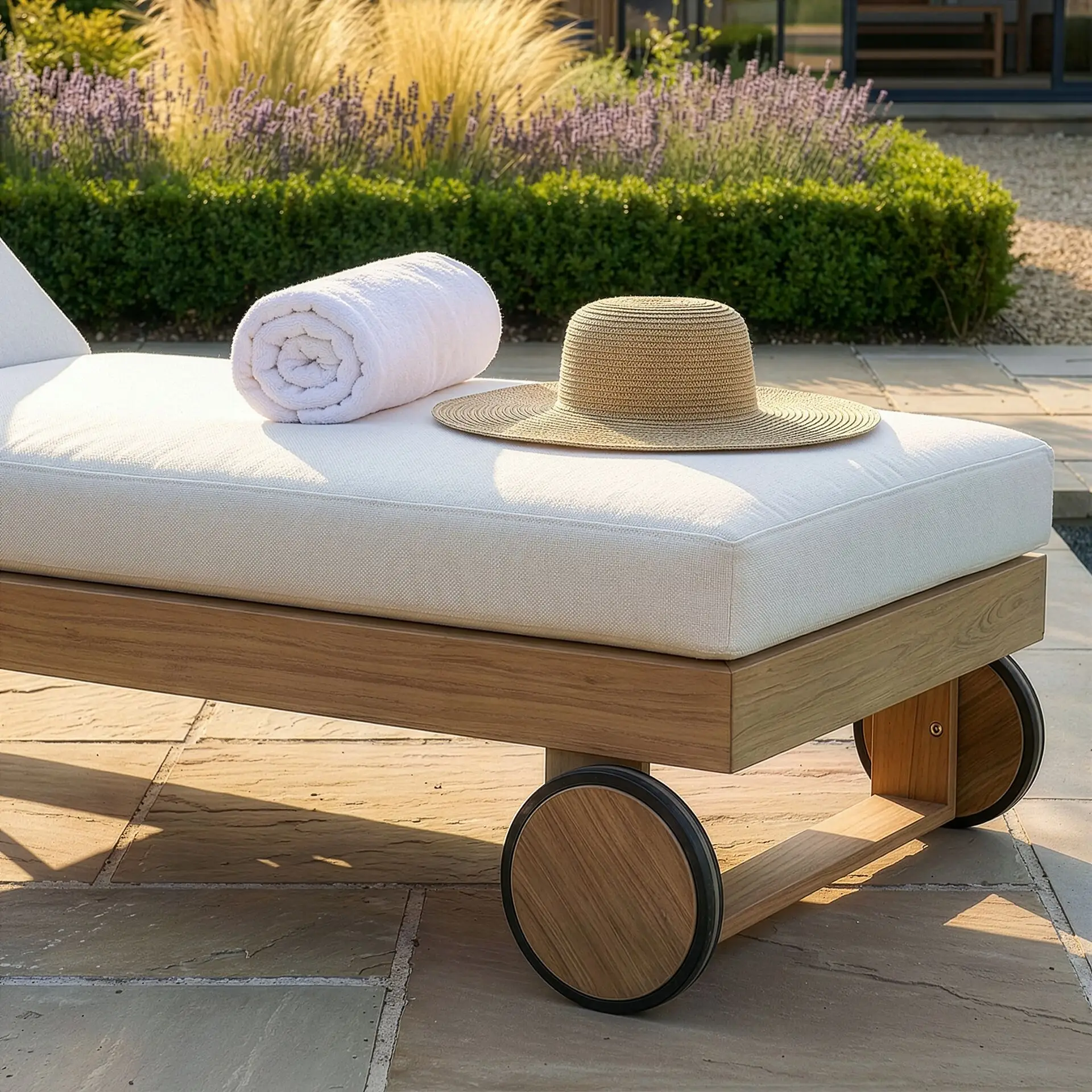 New York Aluminium Sunlounger