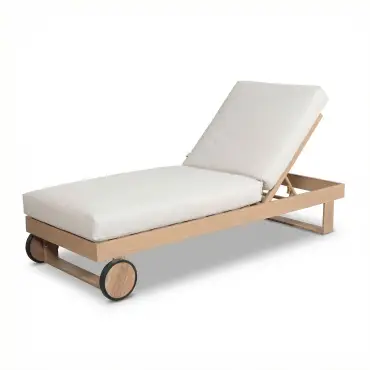 New York Aluminium Sunlounger