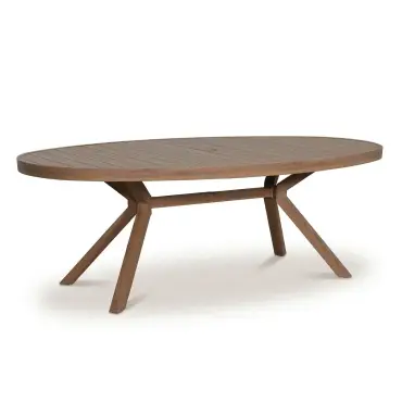 New York 8-Seat Oval Dining Set | Garden Furniture Spain
