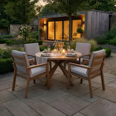 New York 4 Seat Dining Set