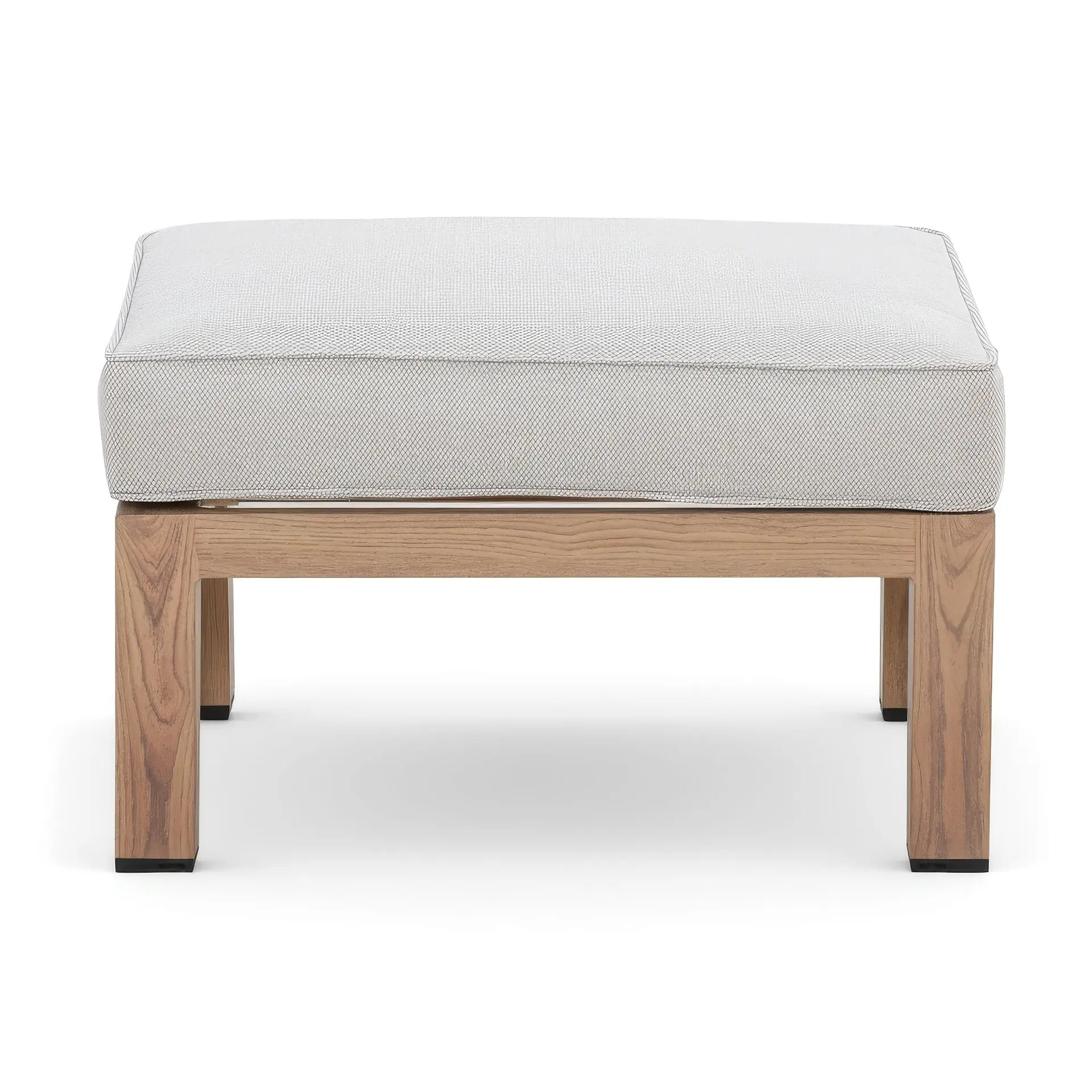 New York 3 Seat Sofa Aluminium Sofa Set with Rising Table - Wood Effect