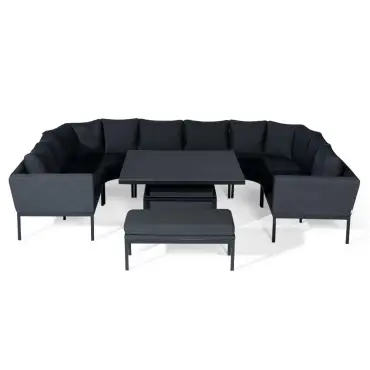 Fabric Pulse U Shape Dining Set & Rising Table