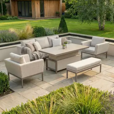 Pulse 3 Seat Sofa Set with Rising Table