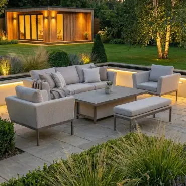 Pulse 3 Seat Sofa Set with Rising Table