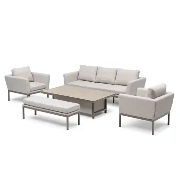 Pulse 3 Seat Sofa Set with Rising Table