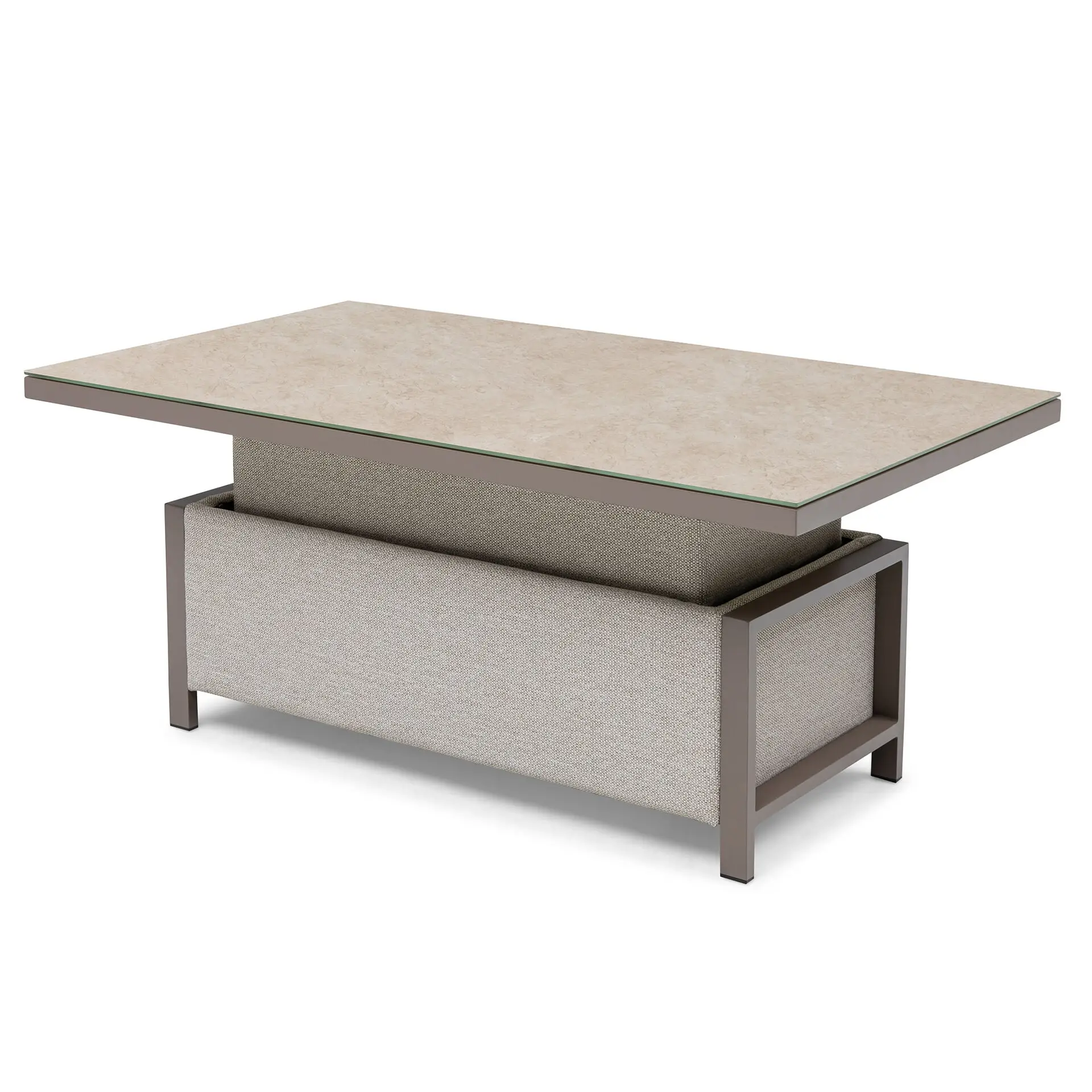 Pulse 3 Seat Sofa Set with Rising Table