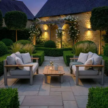 Sicily Rope Weave 2 Seat Sofa Set