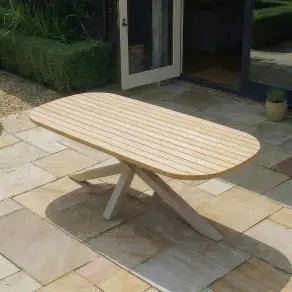 Sicily 6 Seat Rectangular Teak Dining Table