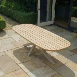 Sicily 8 Seat Rectangular Teak Dining Table