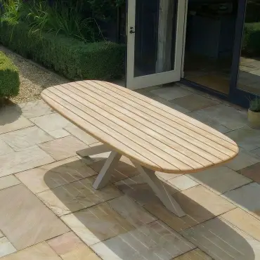 Sicily 8 Seat Rectangular Teak Dining Table