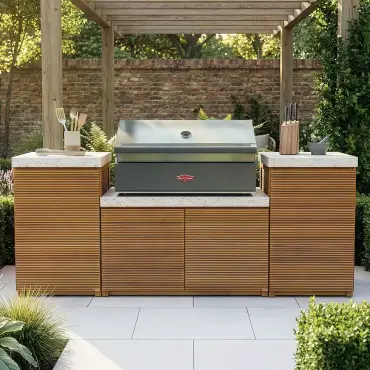 Antigua Outdoor Kitchen Storage Units - Beefeater 1700 Series BBQ - Small Configuration