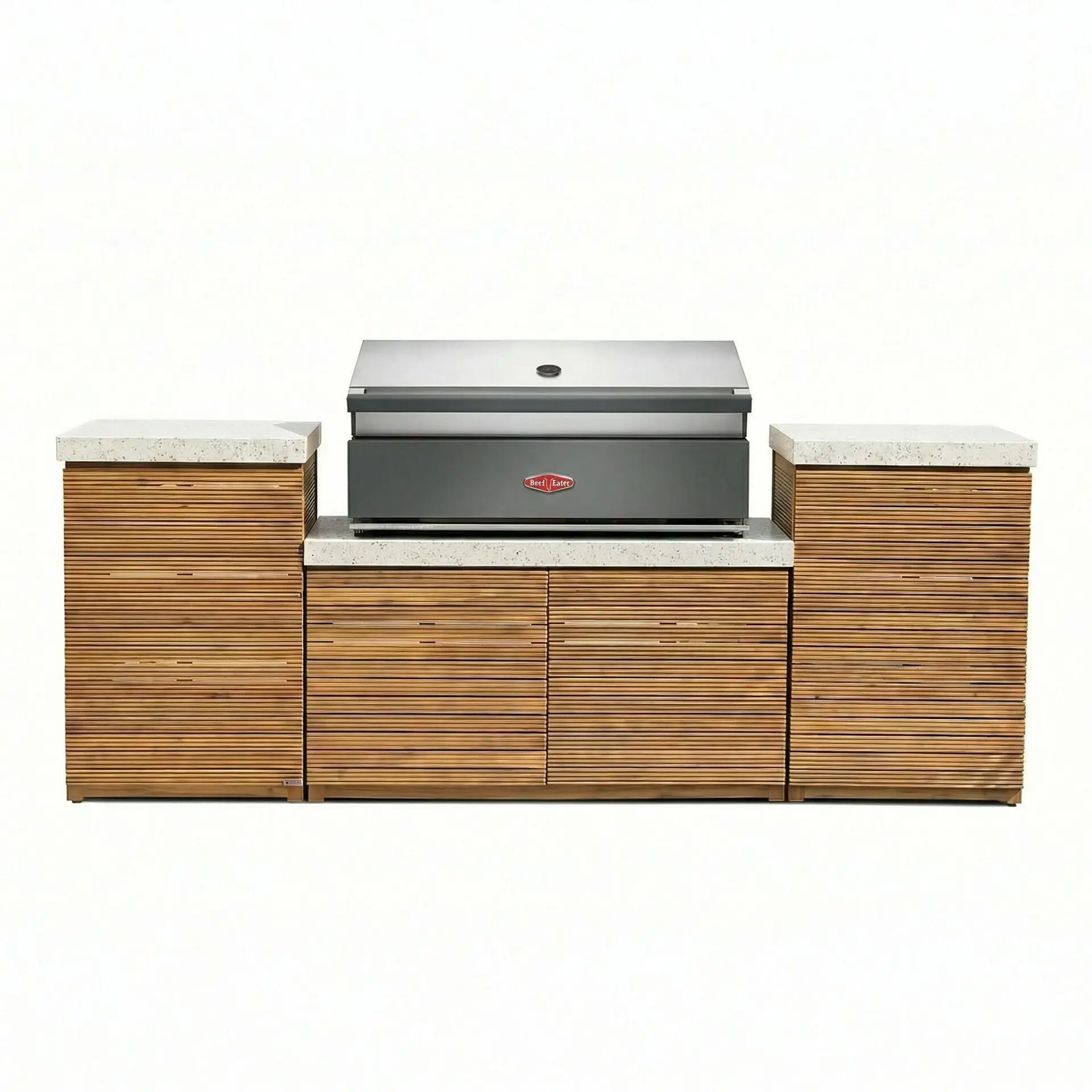Antigua Outdoor Kitchen Storage Units - Beefeater 1700 Series BBQ - Small Configuration