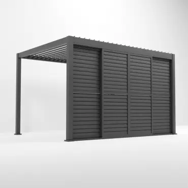 Titan 4m Aluminium Shuttered Louvre Sliding System