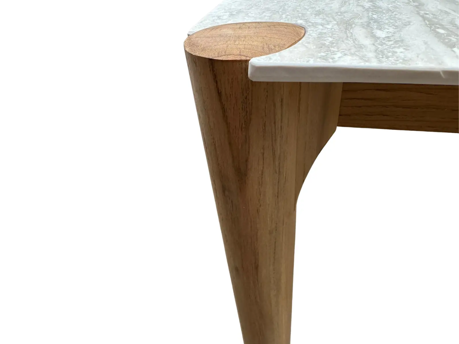 Veluta Curve Teak Dining Table 2.4m - Certified