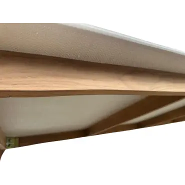 Veluta Curve Teak Dining Table 2.4m - Certified