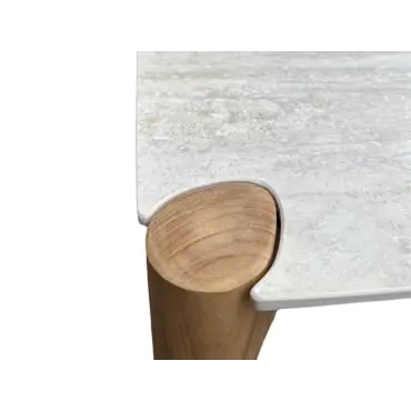 Veluta Curve Teak Dining Table 2.4m - Certified