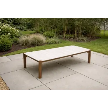 Veluta Curve Coffee Table - Teak Certified