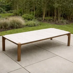 Veluta Curve Coffee Table - Teak Certified