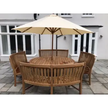 Malvern Curved Bench Set - Certified