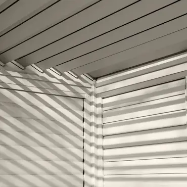 Titan Aluminium Shuttered Louvre Side Panels Set