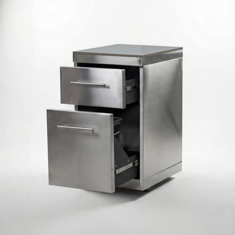 Stanley Straight Kamado Charcoal BBQ K2450-A - Stainless Steel