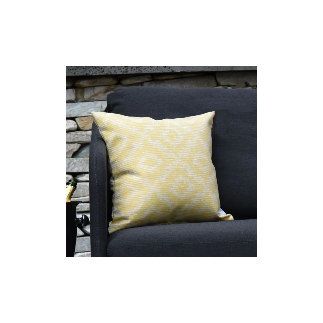 Scatter Cushions x 2  Santorini Yellow  - 3